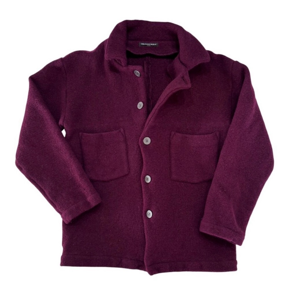 Delphine Murat Boiled wool button-down jacket Kids 16